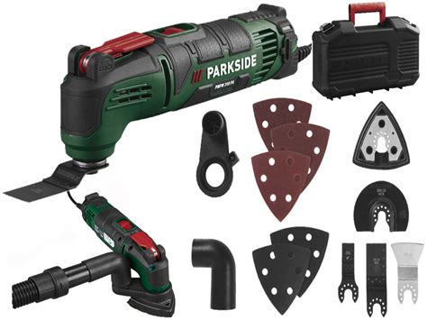 Multiattrezzo Parkside 4 in 1 con accessori