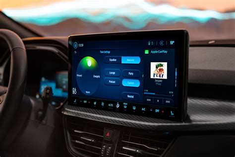Ford Kuga infotainment screen with Android Auto