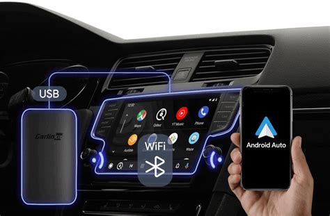 Wireless Android Auto connection diagram