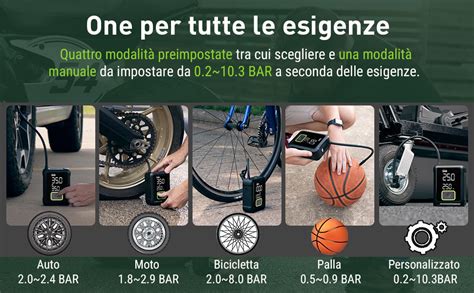 Motociclista che controlla la pressione degli pneumatici con una pompa portatile