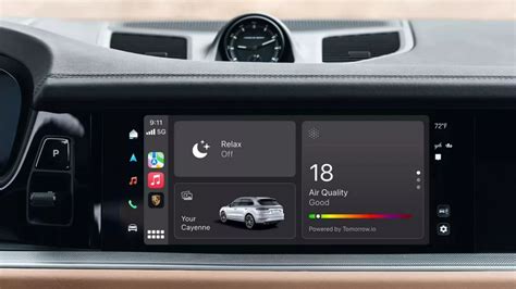 Schermata del sistema infotainment Jaguar