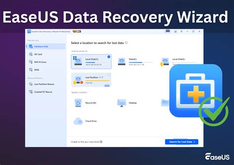 Interfaccia di EaseUS Data Recovery Wizard
