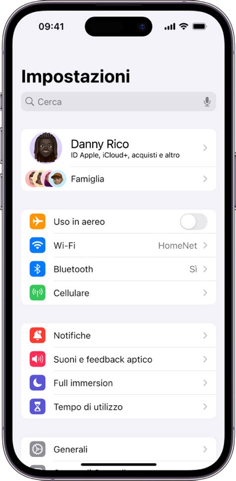 Schermata delle impostazioni di Safari su iOS
