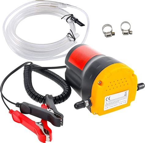 Pompa 12V per travaso benzina in azione