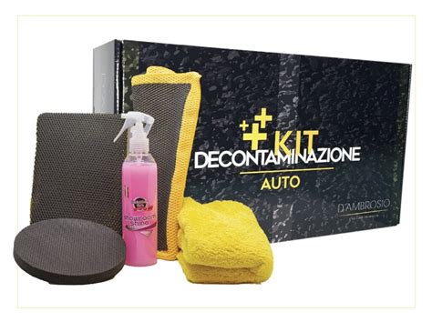 Kit per la decontaminazione chimica e fisica della carrozzeria