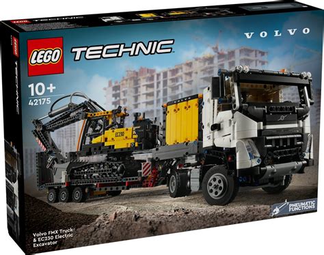 Set LEGO Technic Autocarro Volvo FMX ed Escavatore elettrico EC230