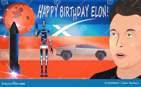Logo Tesla e ritratto di Elon Musk