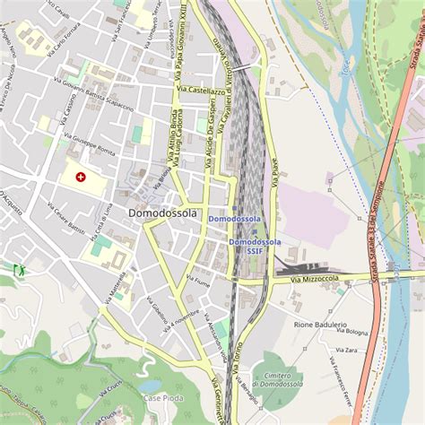 Mappa delle concessionarie a Domodossola