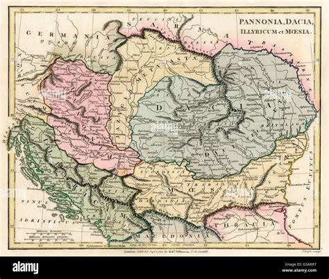 Mappa delle province romane danubiano-balcaniche