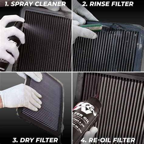 kit di pulizia filtro aria sportivo