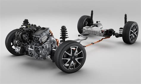 Toyota Yaris hybrid powertrain diagram