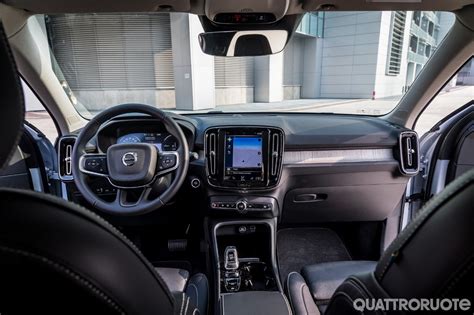 Dettagli degli interni della Volvo XC40