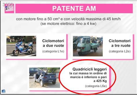 infografica sulle differenze tecniche tra quadricicli leggeri e pesanti