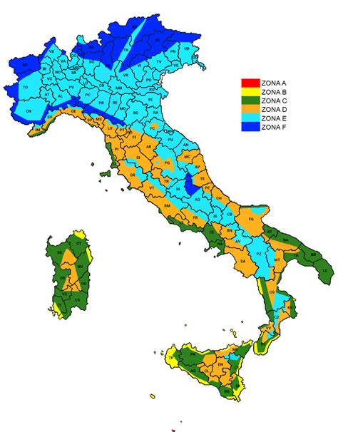 Mappa delle zone climatiche globali con indicazione dei fattori corrosivi