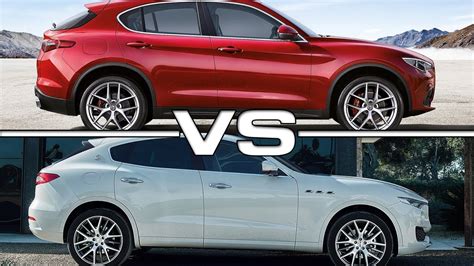 Confronto estetico tra Maserati Levante e Alfa Romeo Stelvio