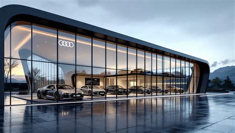 Showroom Audi moderno e spazioso