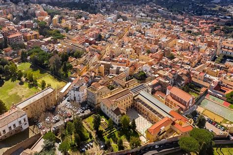 Veduta panoramica della cittadina di Rivignano e del contesto paesaggistico della bassa friulana