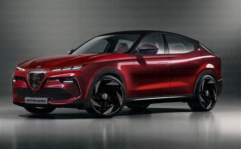 Rendering del futuro Alfa Romeo Stelvio