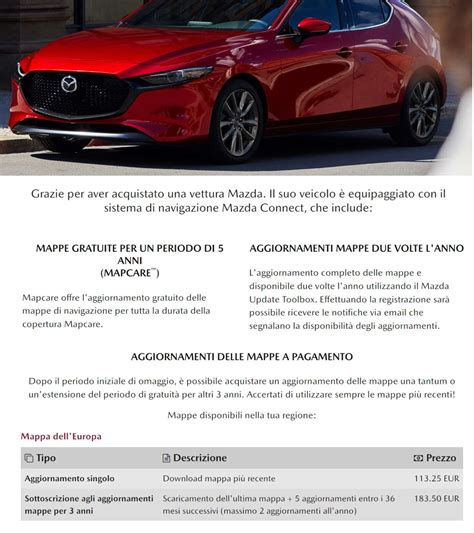 Processo di aggiornamento mappe Uconnect