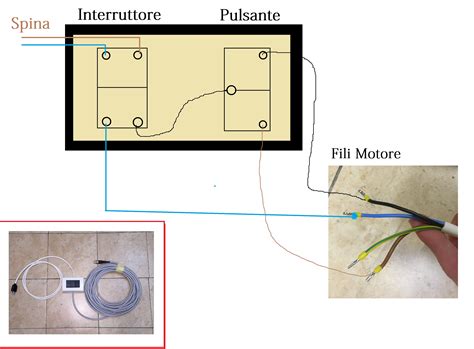 Schema elettrico pulsantiera auto