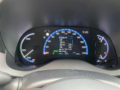Cruscotto digitale Toyota Yaris Cross