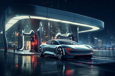 Visione futuristica di un concessionario automobilistico integrato con tecnologie digitali