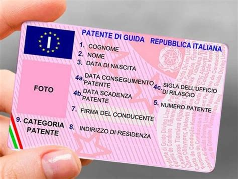 Patente di guida francese e italiana