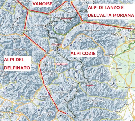 Paesaggio delle Alpi Cozie