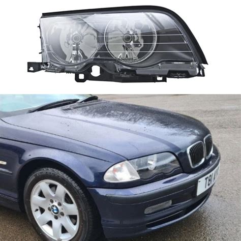 Faro BMW E46 danneggiato dall'usura