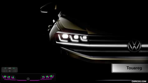 Volkswagen Touareg frontale con fari LED HD Matrix IQ.Light