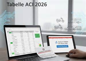 Tabelle ACI per il calcolo dei rimborsi chilometrici