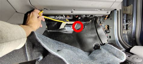 Volkswagen Passat interior with focus on the passenger footwell