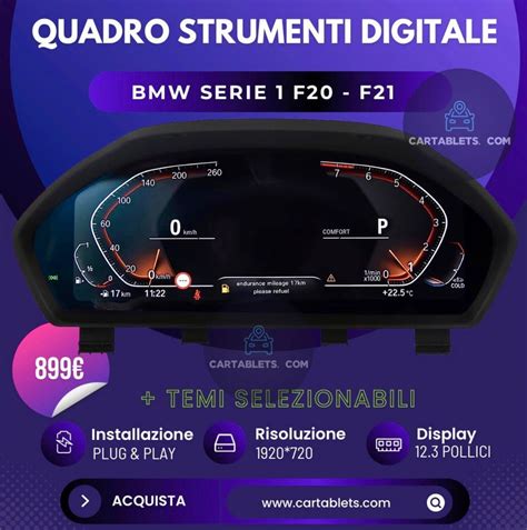 Cruscotto digitale 12.3 pollici e sistema Smart Connect (allestimento Lounge)