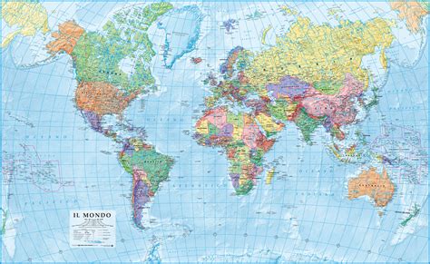 Mappamondo con evidenziate le principali regioni produttrici di auto