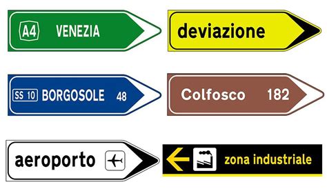 Segnaletica stradale con indicazione di centro revisioni