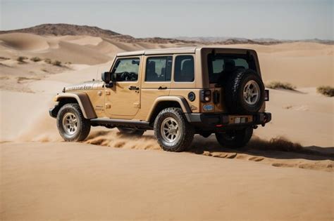 Veicoli 4x4 che affrontano dune di sabbia