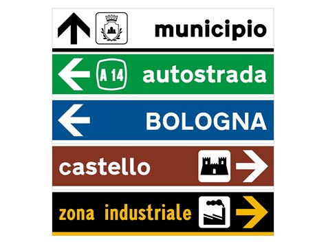 Segnaletica stradale tedesca con indicazione di città
