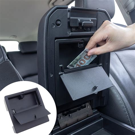 Armrest with storage compartment diagram