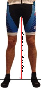 Misurazione cavallo per bicicletta