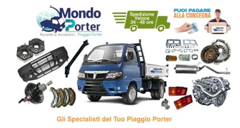 Schema di compatibilità ricambi Piaggio Porter