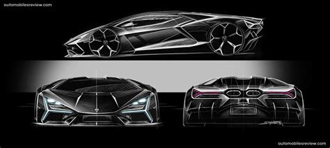 Lamborghini Revuelto design laterale