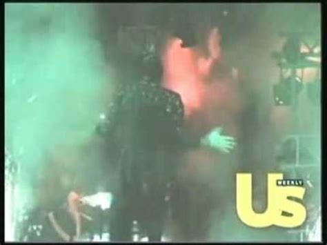 Michael Jackson durante le riprese di uno spot Pepsi nel 1984