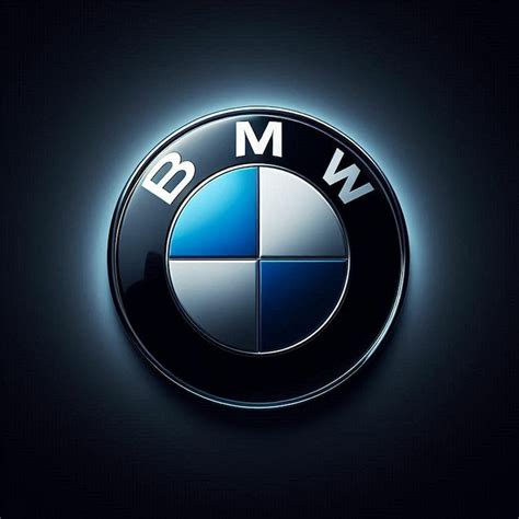 Logo BMW su sfondo sfumato