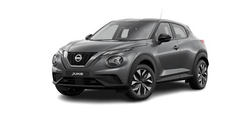 Nissan Juke grigio metallizzato con specchietti retrovisori in tinta