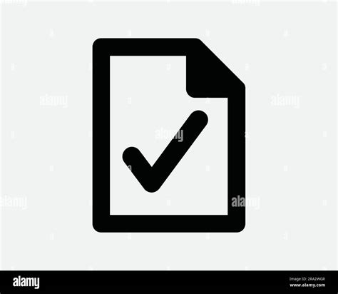 Icona con segno di spunta e documento