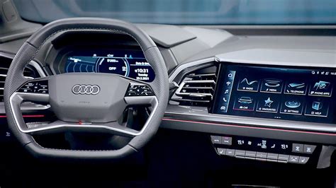 Audi Q4 e-tron interior dashboard