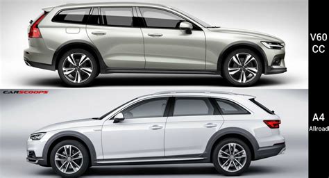 Confronto visivo: Volvo V60 Cross Country vs Audi A4 allroad vs BMW Serie 3 Touring vs Mercedes-Benz Classe C All-Terrain