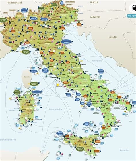 Mappa del turismo e dell'innovazione digitale in Italia