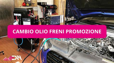 Manutenzione auto: cambio olio