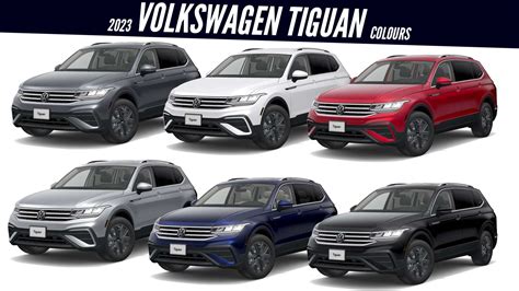 Volkswagen Tiguan in diversi colori